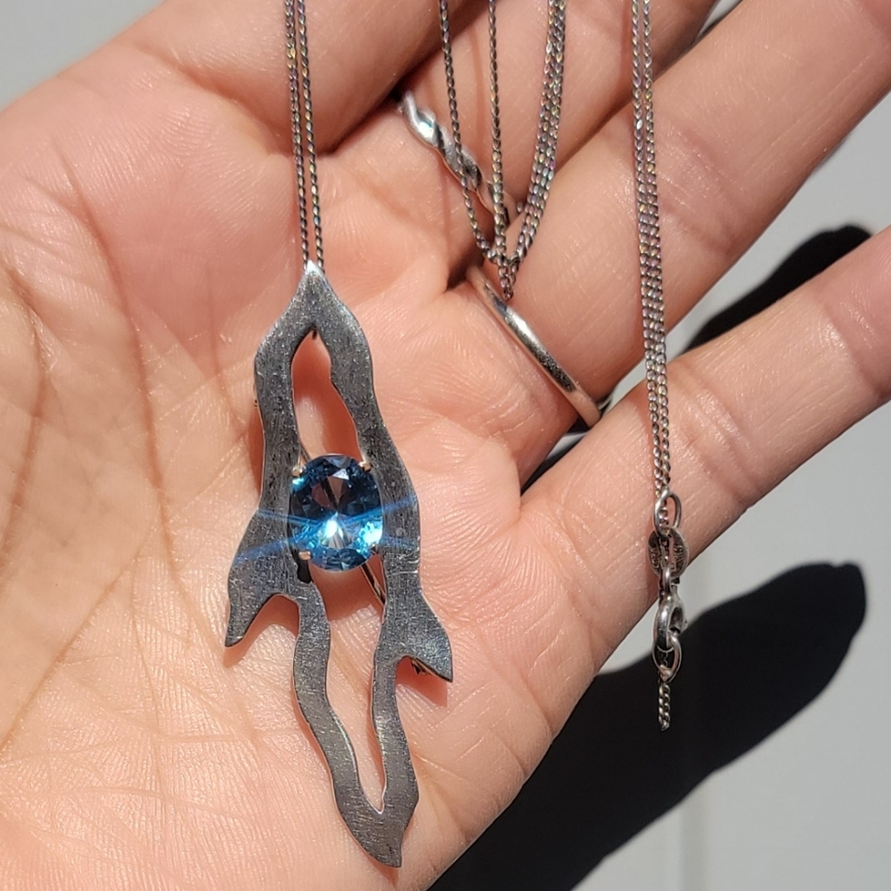 *Rare* Designer Signed Solid 925 Sterling Silver … - image 4